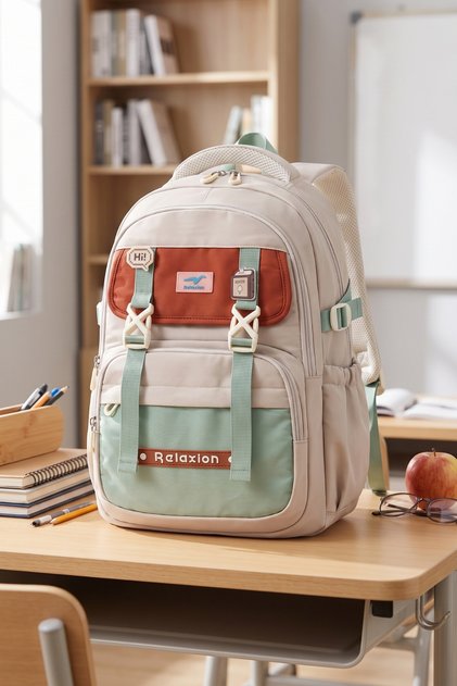 Rlx-2464 Unisex School Backpack Student Daily Travel Holiday Sports Hiking Travel Excursion Camping Daily