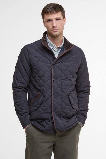 Waterproof Shoveler Kapitone Ceket NY91 Dark Navy/Rosemary Tartan