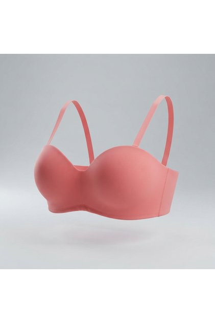 Women's Strapless Pink Color Bra Bb2002