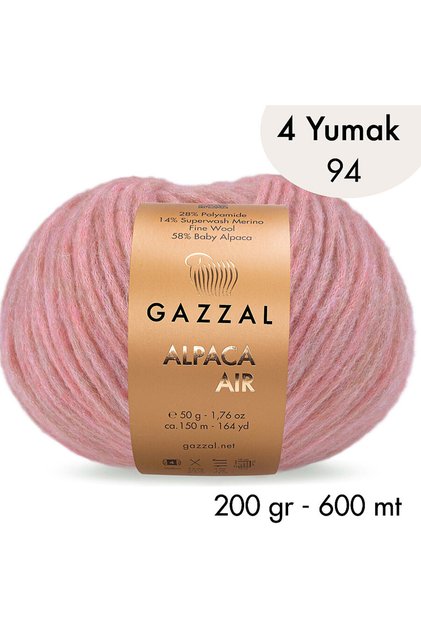 Alpaca Air 94- 4 Yumak 200 gr