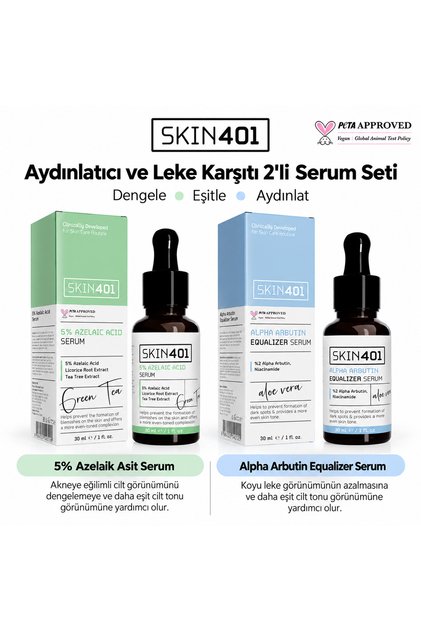 Anti-Blemish Serum Set with Lighting and Brightening Effect