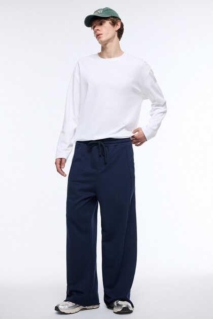 Super Baggy Fit High Waist Wide Leg Jean Pants I8844Ax26Au