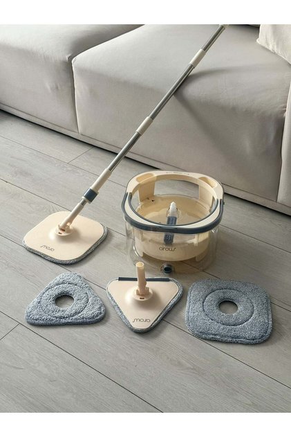 Yeni Nesil Master Clean PRO Temiz Kirli Suyu Ayırabilen Mop Seti +2 Yedek Mop Hediyeli