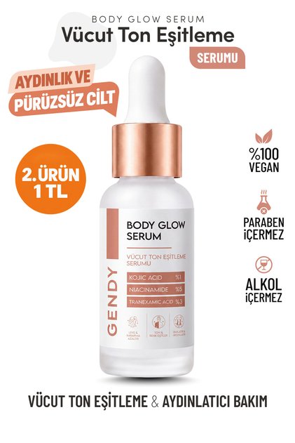 Body Serum Tone Equalizing Skin Serum - Niacinamide 5%, Tranexamic Acid 3%, Alpha Arbutin 2%, Kojic Acid 1% | 30 ml