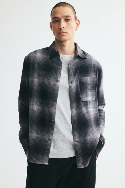 Flanel Gömlek Loose Fit