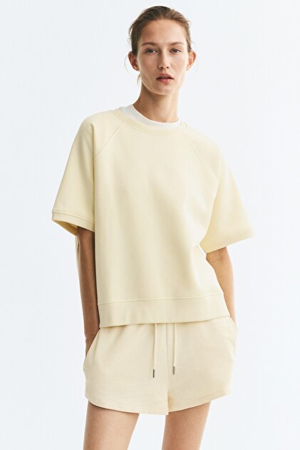 Kısa Kollu Sweatshirt
