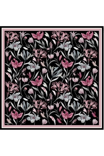 Sport Scarf - 8825-83 Black Dried Rose
