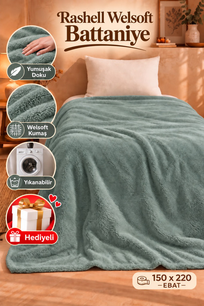 Single Welsoft Blanket 150X220 cm – Soft Textured Warm and Comfortable Blanket