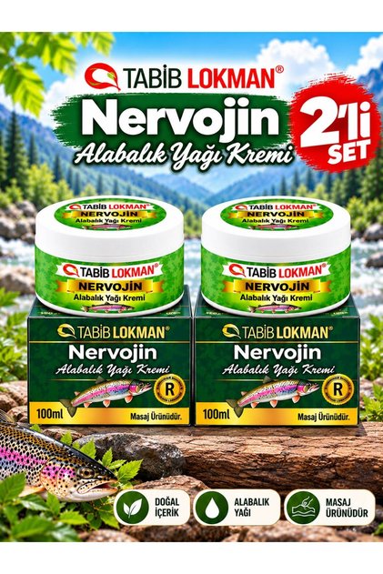Nervojin Alabalık Yağı Kremi 100ml 2adet