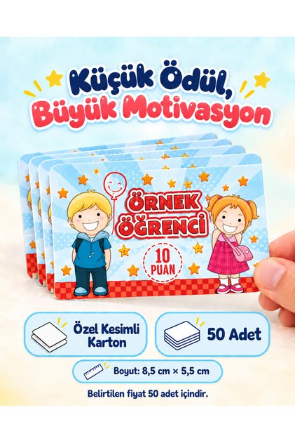 Örnek Öğrenci Başarı Kartı (50 ADET)