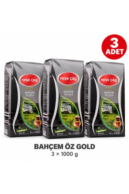 Bahçem Öz Gold Black Tea 1000 g - 3 Pieces