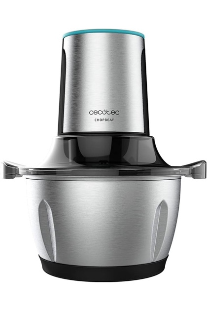 Tocator ChopBeat 1500 TitanBlack, 600W, 1.5 l, Lamă titan, Vas inox, 2 viteze