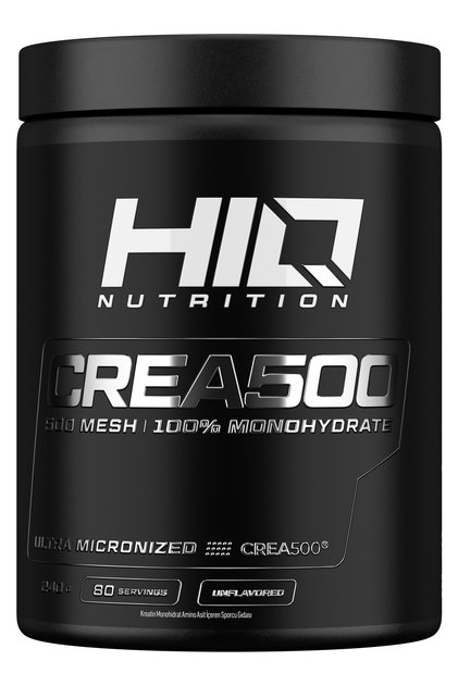 HIQ CREA500 Creatine 240g Unflavored
