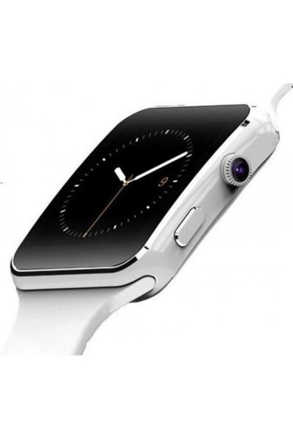 Smart Watch X6 Ρολόι - Κινητό Τηλέφωνο Λευκό X6 Smart Clock With White, Smart Clock, Sim Slot