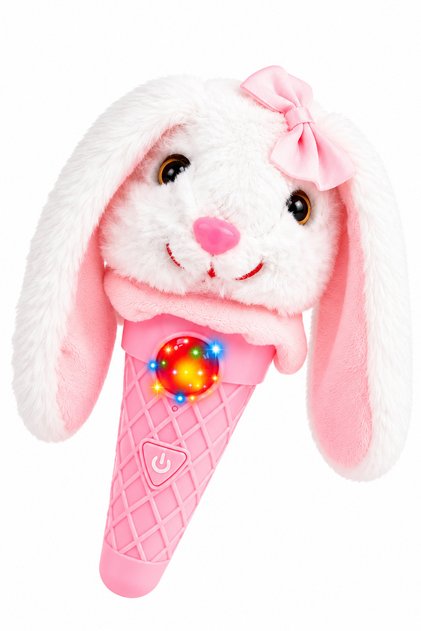 Cute Animals Ice Cream Shaped Toy 19 cm – with Sound, Light and Music
