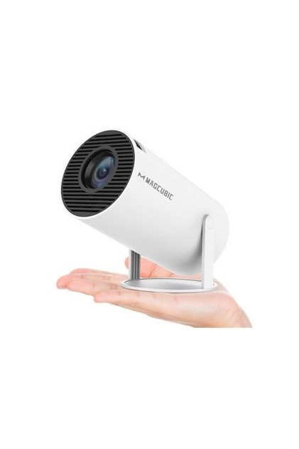 Φορητός Προτζέκτορας 4K HD με Wi-Fi και Ενσωματωμένα Ηχεία /Λευκός