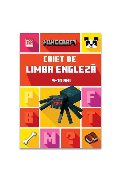 Minecraft - Caiet de lucru în limba engleză pentru copii de 9-10 ani, Dan Whitehead, Jon Goulding - Editura DPH