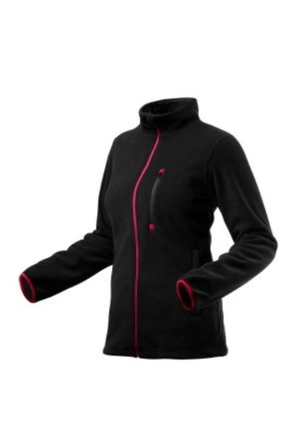 Jachetă fleece neagră Neo de damă, mărimea XXL