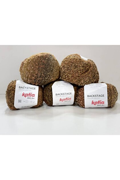500gr İhraç Fazlası %27 Yün Juliet Buklet El Örgü İpi - Batik
