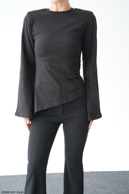 Padded Asymmetrical Premium Blouse