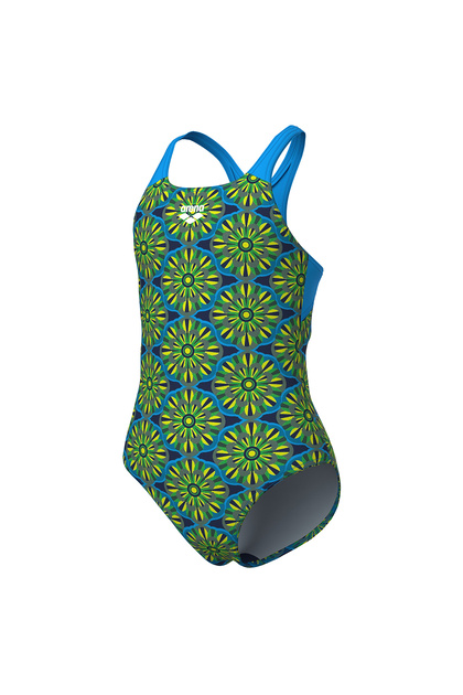 Floral Swimsuit Swim Pro Back Children's Green Swimsuit 011788670
