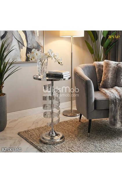 SPİRAL AYNALI METAL SEHPA 40*72 CM