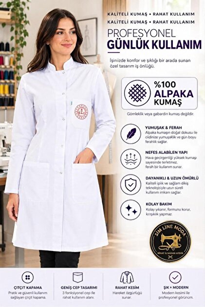 KADIN HAKİM YAKA ÖĞRETMEN ÖNLÜĞÜ MEB LOGOLU