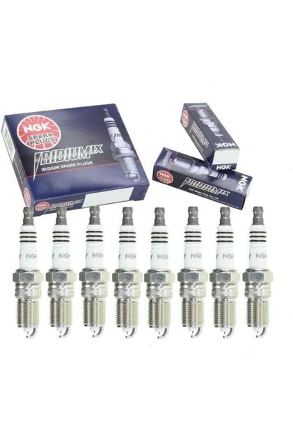 8 pc NGK Iridium IX Spark Plugs compatible with GMC Sierra 1500 4.8L 5.3L 6.0L 6.2L V8 1999-2013