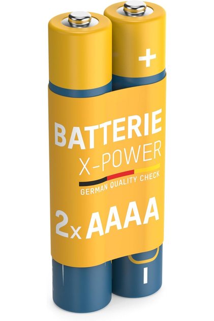 بطارية قلوية LR8 1.5 فولت X-Power AAAA - عبوة من قطعتين | يُستخدم لقلم مايكروسوفت سيرفس ستايلس.