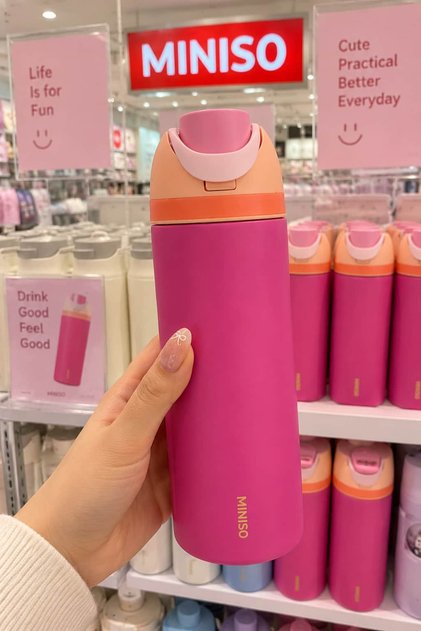 Lisanslı Dopamin Serisi Pipetli Çelik Termos 720 mL – Renkli ve Pratik