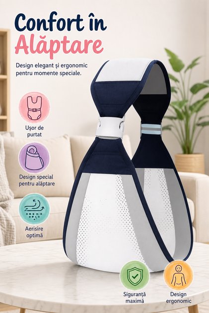 Teno ® Marsupiu pentru bebeluși, 6-36 luni, Gri