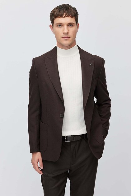 Men's Classic Cut Single Button Jacket