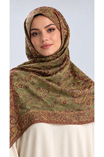 Cashmere serisi premium dokuma kaşmir omuz şalı %100 wool