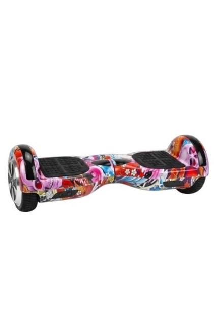 Hoverboard 6,5 inch Grafitty, cu Bluetooth, cu mâner