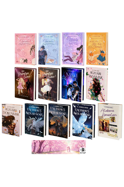 K. Kübra Berk 13 Kitap Set Tamamı Ciltli - Operatöre Bağlanıyorsunuz - Bir Papatya Şarkısı - Mavi Gece - Rüzgarı Yaşamak - Unutulmuş Kuşlar Göğü - Alabora Limanları