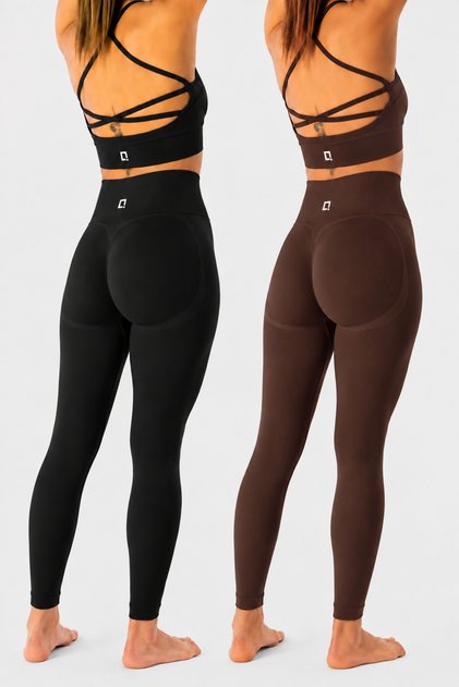 2-Pack Briza Seamless Scrunch High Waist Sports Leggings