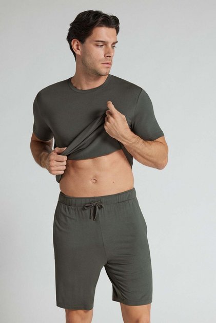 Silk and Modal Shorts