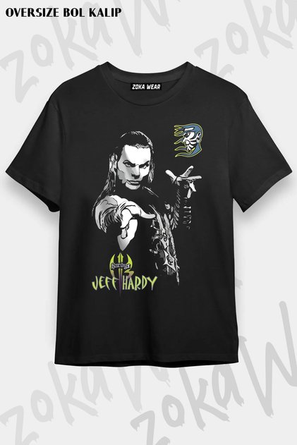 Sign Jeff Hardy Wwe Gures Printed T-Shirt