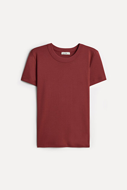 Women's Tile Cotton Crew Neck T-Shirt