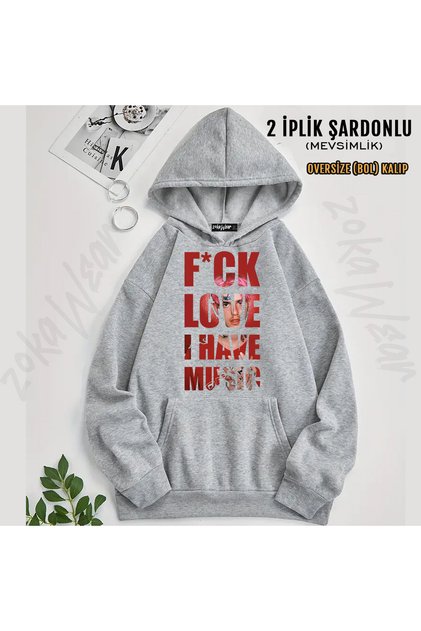 Lil Peep Hellboy Printed Hooded Sweatshirt
