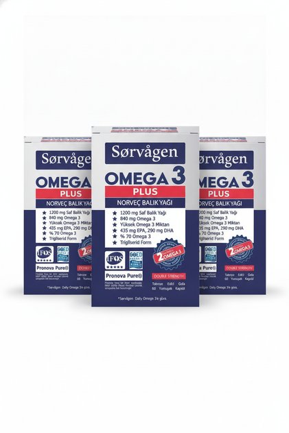 Omega 3 Plus 60 Capsules Set of 3