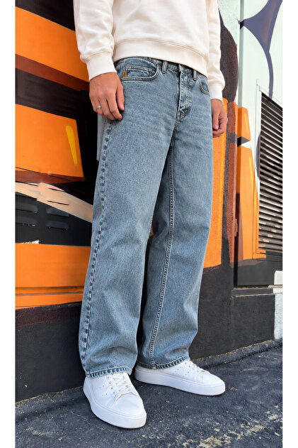 Erkek Likrasız Baggy Fit Pantolon