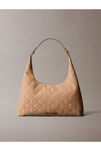 Women's Emblem Jacquard Shoulder Bag