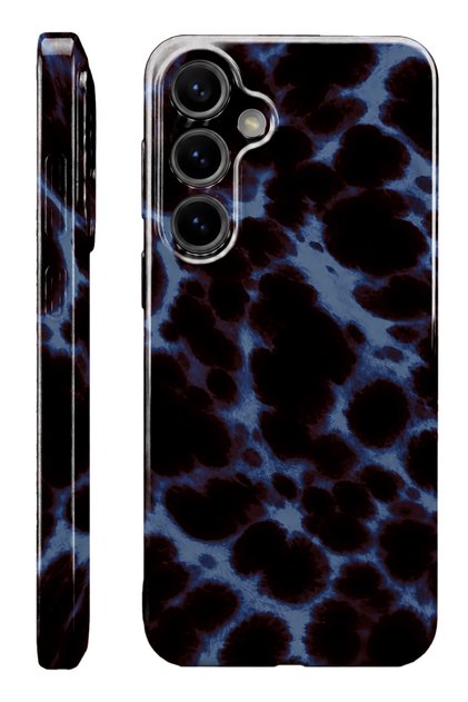 Samsung s24 fe midnight spots protect slim glossy full cover printing camera protected phone case