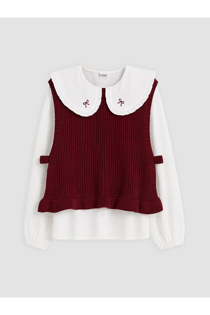 I Embroidered Girls' Shirts and Sweaters from Freezen Store
