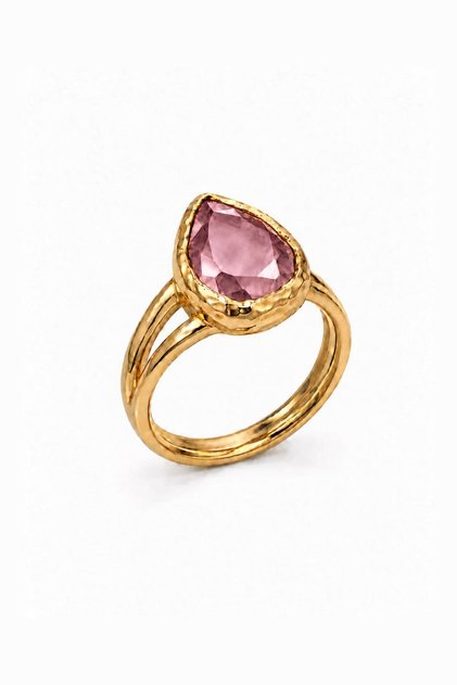 Cut Cat's Eye Gold Ring