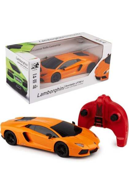 RW Lamborghini Aventador LP 700-4 RC Car 1:24 Scale, 2.4GHz Remote Control Car, 4-Function Control,