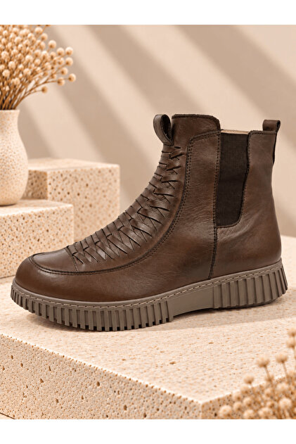 Genuine Leather Women's Boots Model Name: Athena