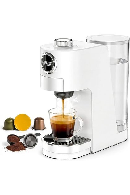 H3C 3-in-1 Single Serve Pod Coffee Machine, 20 Bar Espresso Machine