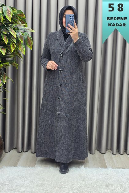 Women's Clothing Plus Size Chenille Fabric Overcoat